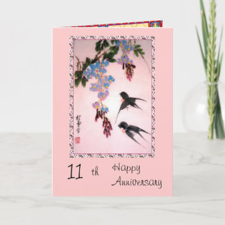 11th Anniversary card