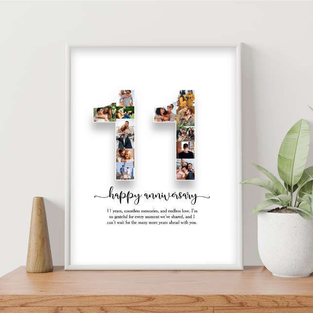 11th Anniversary Photo Collage Poster (Creator Uploaded)