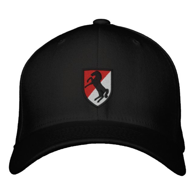 11th Armoured Cavalry Embroidered Hat (Front)