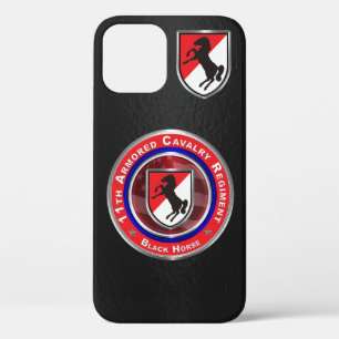 11th Armoured Cavalry Regiment “Black Horse” iPhone 12 Case