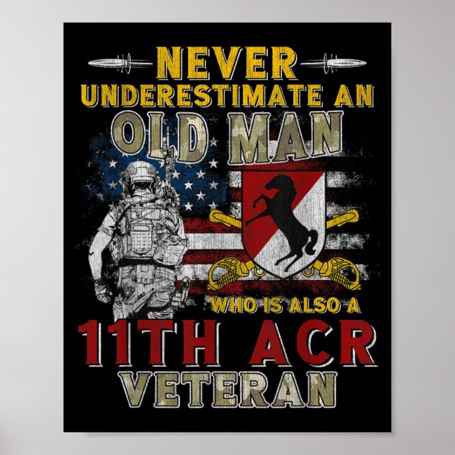 11th Armoured Cavalry Regiment Blackhorse Regiment Poster (Front)