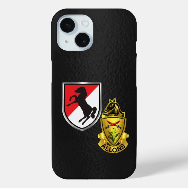 11th Armoured Cavalry Regiment  Case-Mate iPhone Case (Back)