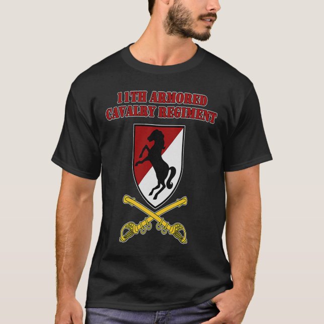 11th Armoured Cavalry Regiment  for 11th ACR vets T-Shirt (Front)