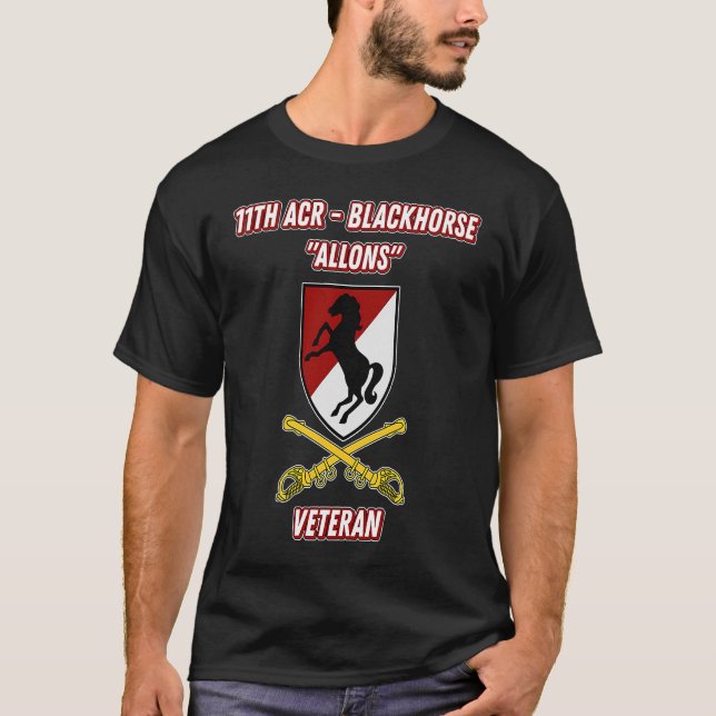 11th Armoured Cavalry Regiment for 11th ACR vets T-Shirt (Front)