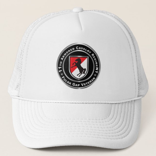 11th Armoured Cavalry Regiment  Trucker Hat (Front)