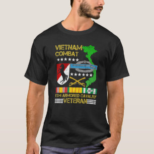 11th Armoured Cavalry Regiment  Vietnam Combat Vet T-Shirt