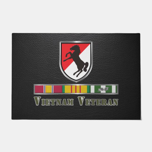 11th Armoured Cavalry Regiment Vietnam Veteran Doormat (Front)