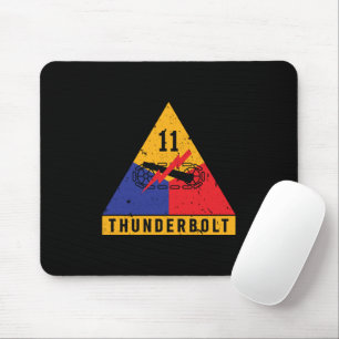 11th Armoured "Thunderbolt" Division Distressed Mouse Pad
