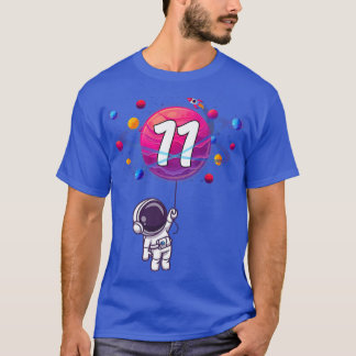 11th Birthday 11 Years Old Birthday Boy Gift Astro T-Shirt
