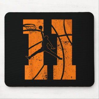 11th Birthday Basball Party 11 Yr Eleven Years Old Mouse Pad
