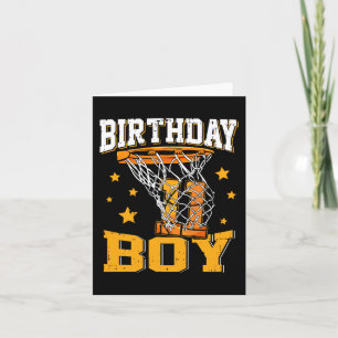 11th Birthday Basketball Boy 11 Year Old Basketbal Card
