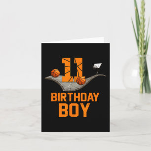 11th Birthday Basketball Jersey 11 Year Old Boy Bo Card