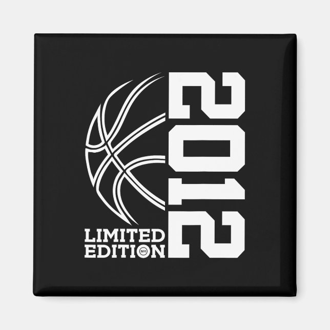 11th Birthday Basketball Limited Edition 2012 1 Magnet (Front)