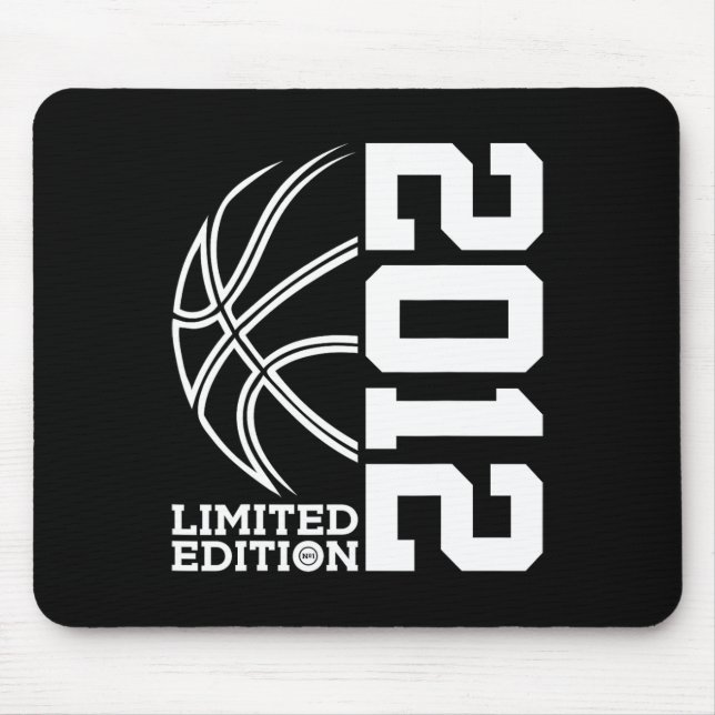 11th Birthday Basketball Limited Edition 2012 1 Mouse Pad (Front)