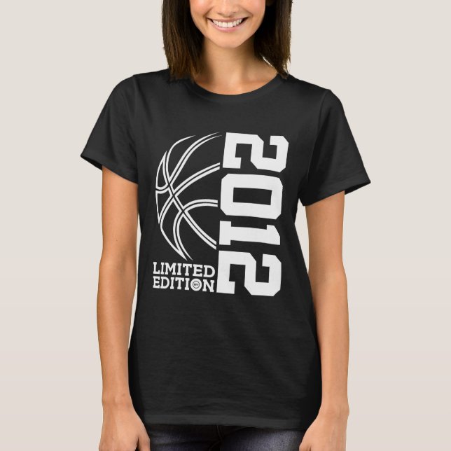 11th Birthday Basketball Limited Edition 2012 1 T-Shirt (Front)