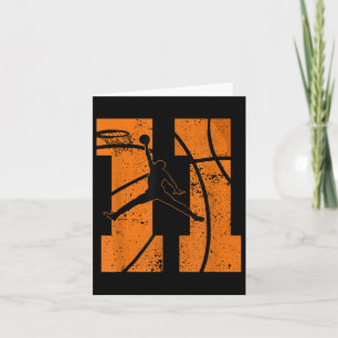 11th Birthday Basketball Party 11 Yr Eleven Years Card
