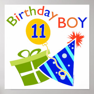 11th Birthday - Birthday Boy Poster