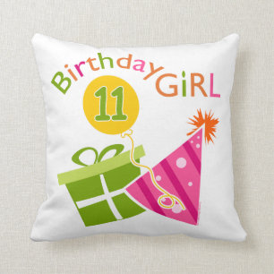11th Birthday - Birthday Girl Cushion