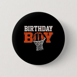 11th Birthday Boy Bysketbyll Lover 11 Years Old Bd 6 Cm Round Badge