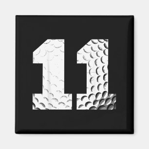 11th Birthday Boy Golf Player Golf 11 Years Old Magnet