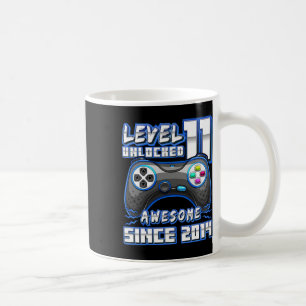 11th Birthday Boy Level 11 Gamer 11 Year Video Gam Coffee Mug
