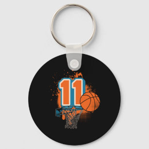 11th Birthday Boy Sketll Player Sketll 11 Years Ol Key Ring