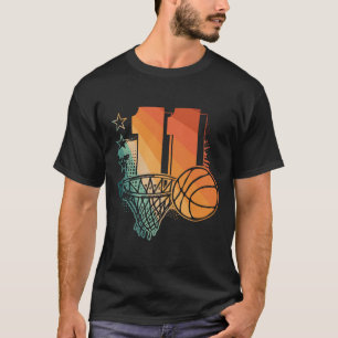 11th Birthday Boy Sketll Player Sketll 11 Years Ol T-Shirt
