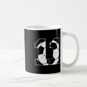 11th Birthday Boy Soccer Player Footll 11 Years Ol Coffee Mug
