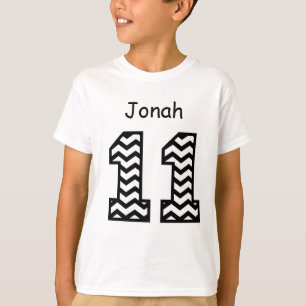 11th Birthday CHEVRON Custom Name V01G8 T-Shirt