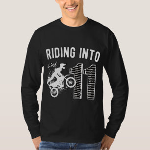 11th Birthday Dirt Bike Party Motocross Eleven Yea T-Shirt