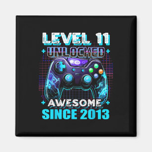 11th Birthday Gamer 11 Year Old Funny Bday Boy Ele Magnet