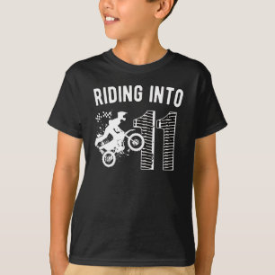 11th Birthday Gift Dirt Bike 11 Year Old Biker T-Shirt