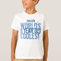 11th Birthday Gift World's Coolest 11 Year Old Boy