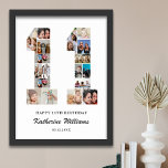 11th Birthday Number 11 Custom Photo Collage Poster<br><div class="desc">Celebrate your little child's milestone 11th birthday with this personalised number 11 photo collage poster. This customisable gift is a perfect way to display precious memories from your baby's first year. The poster features a collage of photos capturing those special moments, and it can be customised with your child's name...</div>