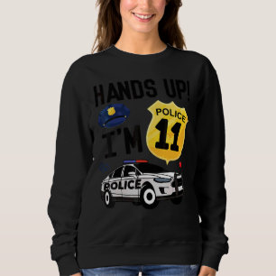 11th Birthday Policeman Boy Eleven Year Old Police Sweatshirt