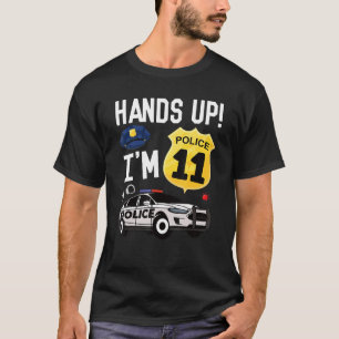 11th Birthday Policeman Boy Eleven Year Old Police T-Shirt