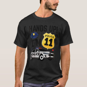 11th Birthday Policeman Boy Eleven Year Old Police T-Shirt