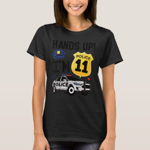11th Birthday Policeman Boy Eleven Year Old Police T-Shirt