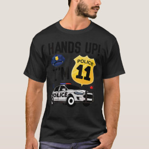 11th Birthday Policeman Boy Eleven Year Old Police T-Shirt
