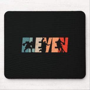 11th Birthday Retro Basketball 11 Years Old Boy Gi Mouse Pad