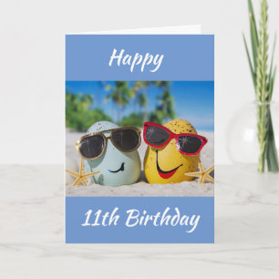 **11th BIRTHDAY** WISHES from GOOD EGGS! Card