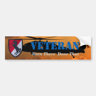 11th cavalry air cav acr veterans vets bumper sticker