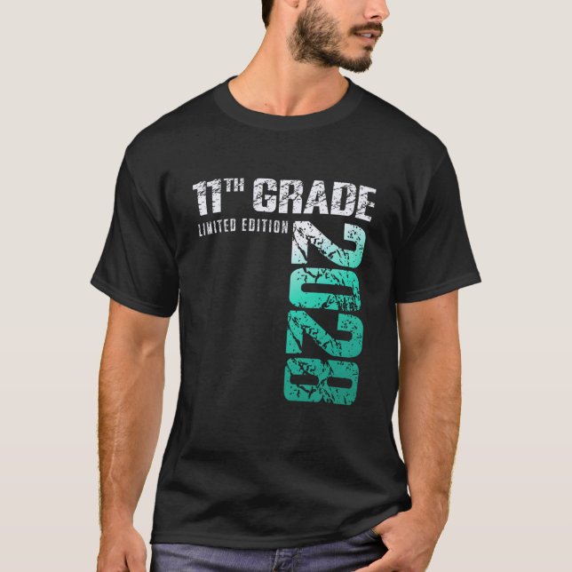 11th Grade Class of 2028 School T-Shirt (Front)