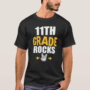 11th Grade Rocks Back To School Eleventh Grade Tea T-Shirt