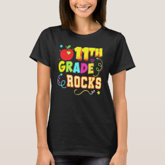 11th Grade Rocks Team Squad Crew Back To School Te T-Shirt