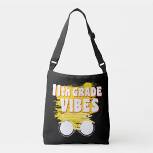 11th Grade Vibes Shirt Back To School First Day Crossbody Bag