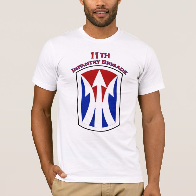 11th Infantry Brigade shoulder patch T-shirt (Front)
