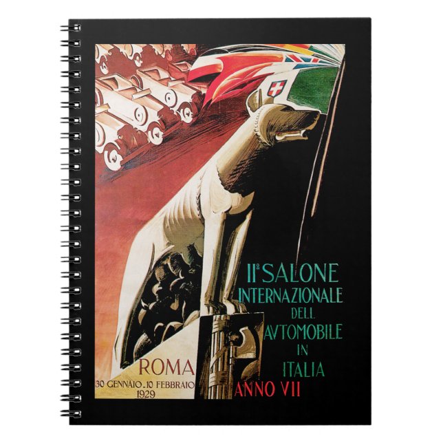 11th Salone Internazionale Automobile ~ Roma Notebook (Front)