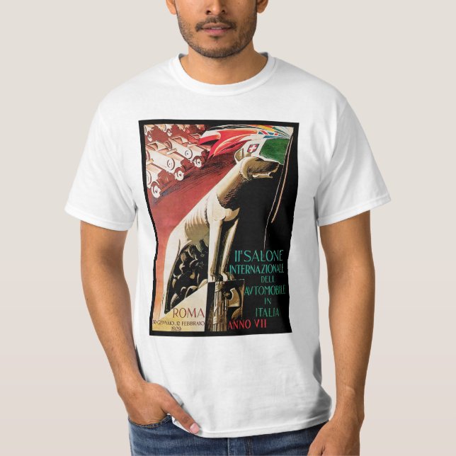 11th Salone Internazionale Automobile ~ Roma T-Shirt (Front)