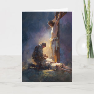 11th Station of the Cross - Jesus Is Nailed to the Card